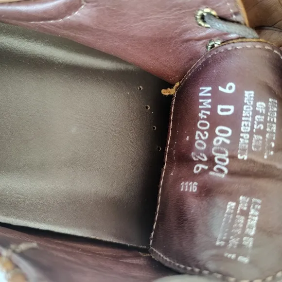 Neil M Wynne Bison Shoes Worn Saddle 9D