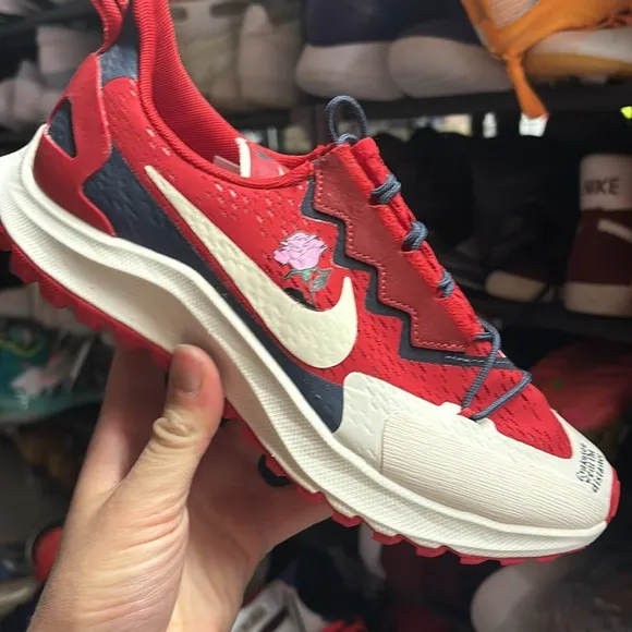 NEW 4 Mens 5.5 W Nike Air Zoom Pegasus 36 Trail x Gyakusou Red Shoes CD0383-600