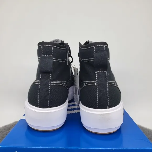 New Adidas Nizza Trek 'Black White' Women's Sneaker Shoes Size 7.5