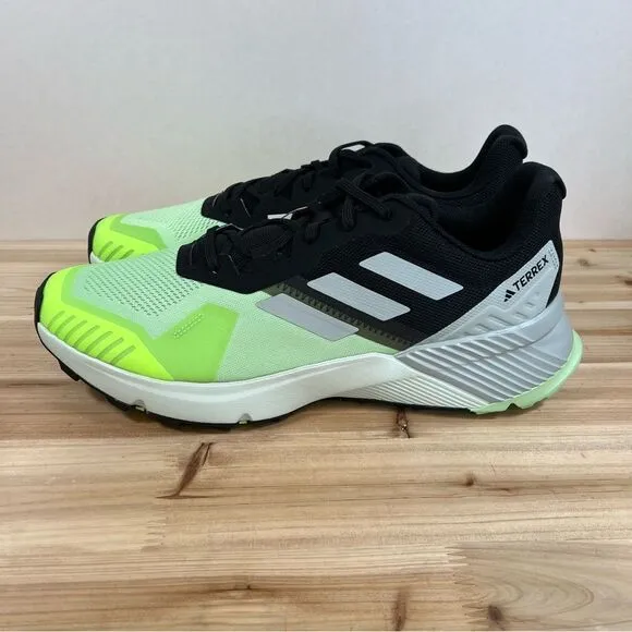 New Adidas Terrex SoulStride Trail running shoes Mens 13 Core Black Green