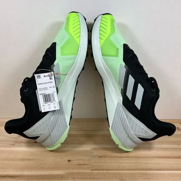 New Adidas Terrex SoulStride Trail running shoes Mens 13 Core Black Green