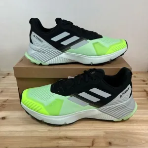 New Adidas Terrex SoulStride Trail running shoes Mens 13 Core Black Green