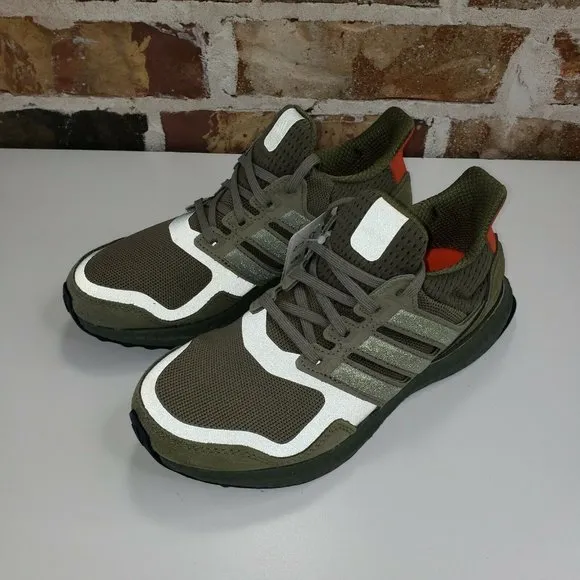 New Adidas Ultraboost S&amp;L Shoes Khaki Cargo Green EF1978 Youth Size 4/Womens 5.5