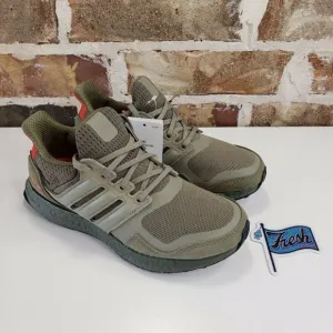 New Adidas Ultraboost S&amp;L Shoes Khaki Cargo Green EF1978 Youth Size 4/Womens 5.5