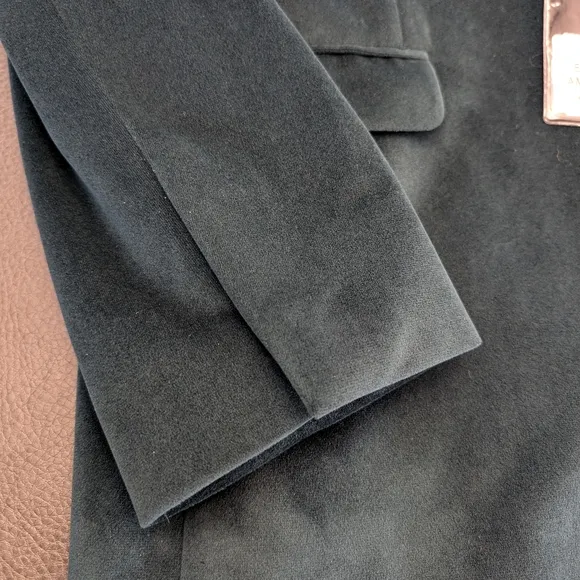NEW Allure Green Velvet Jacket Mens 40 Reg Slim Blazer Groom Tuxedo Formal