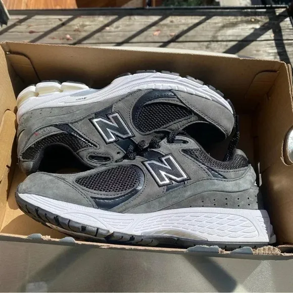 New Balance 2002 RB Slate Gray Black Sneakers Shoes