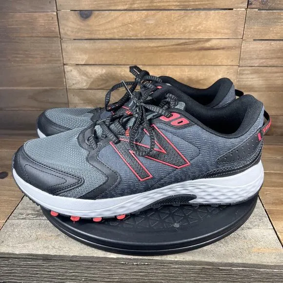 New Balance 410v7 Mens Size 10.5 4E WIDE Trail Grey Red Lace Up Shoes NO INSOLES