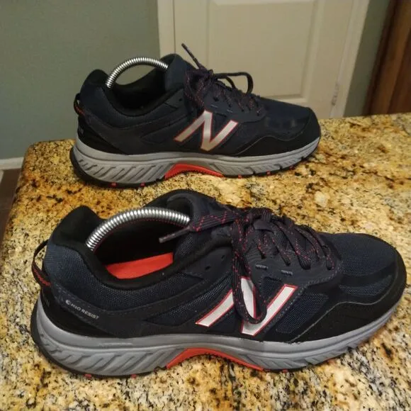 New Balance 510 Trail Running Shoes US 9.5 Blue Gray Sneakers H 20 mens EUC