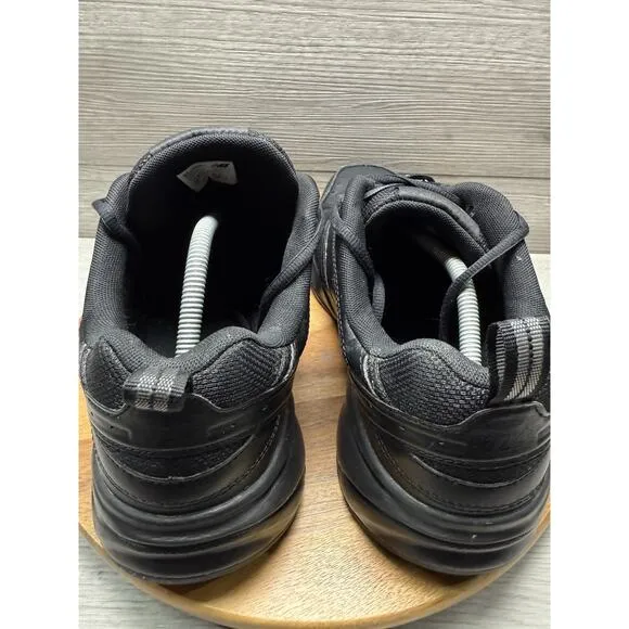New Balance 624v2 Trainer Sneakers Triple Black Leather MX624AB2 Men’s 12 6E