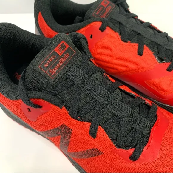 New Balance All Terrain Trail Running Shoes Red Black Men's Size 10