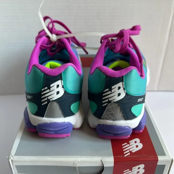 New Balance KJ890MBG Athletic Shoes Sneakers Size 4.5 Bright Fun Colors