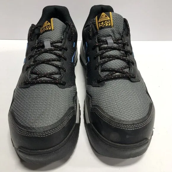 New Balance Men's 589v1 Gray Composite Toe Sneakers, Size 11.5 D