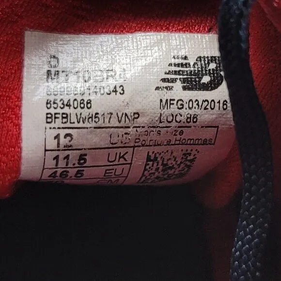 New Balance Minimus MT10 Trail Running Shoes