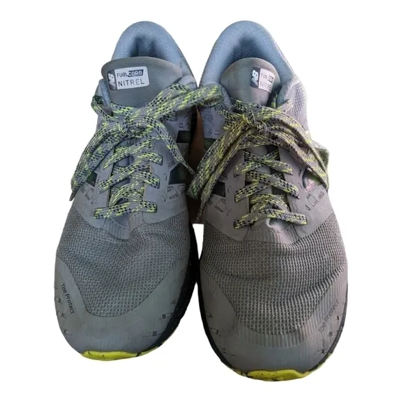 New Balance Nitrel Gray All Terrain Mens Running Shoes Size 8.5 GUC