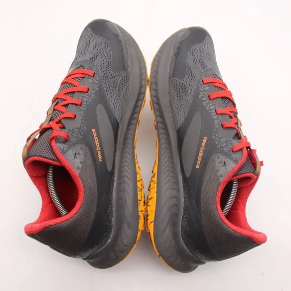 New Balance Nitrel V5 Trail Running Shoes Men's 14 D Gray Red Yellow Sneakers