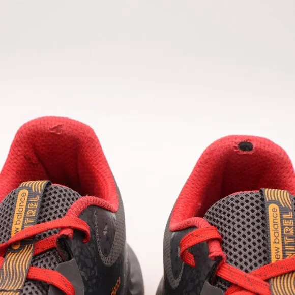 New Balance Nitrel V5 Trail Running Shoes Men's 14 D Gray Red Yellow Sneakers