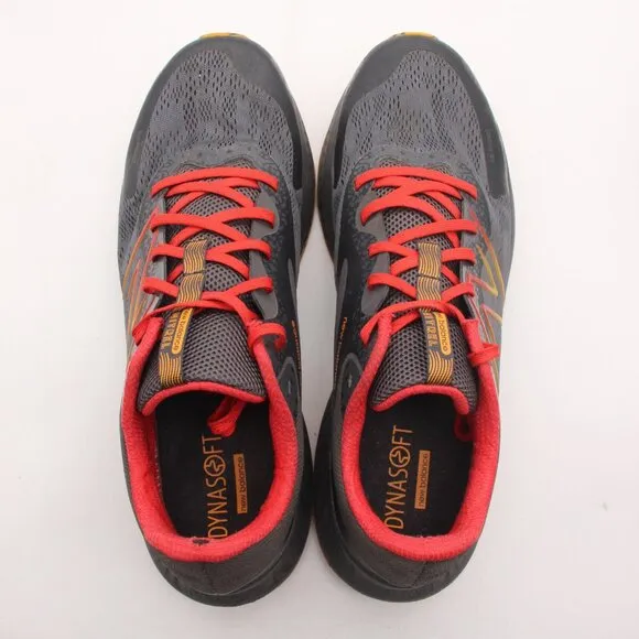New Balance Nitrel V5 Trail Running Shoes Men's 14 D Gray Red Yellow Sneakers