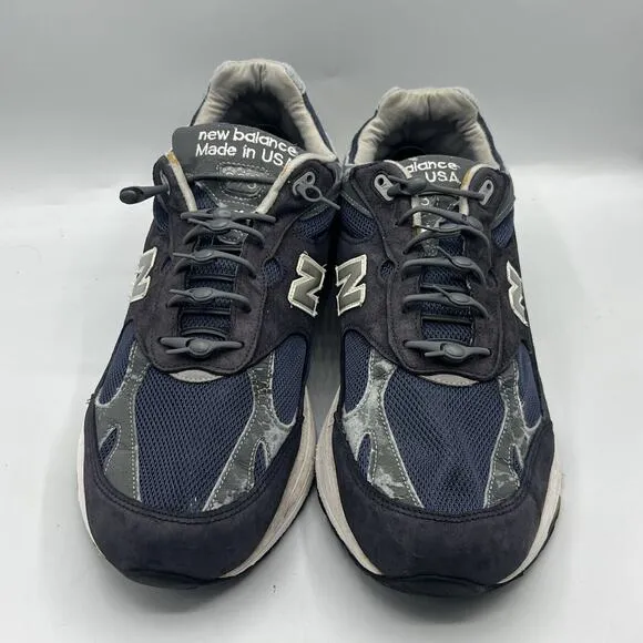 New Balance Vintage Shoes Mens 13 4E Heritage Collection MR993BK Navy Leather