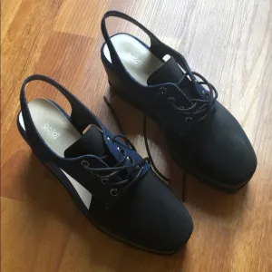 New Baldi denim cut out fashion lace heel shoes 8