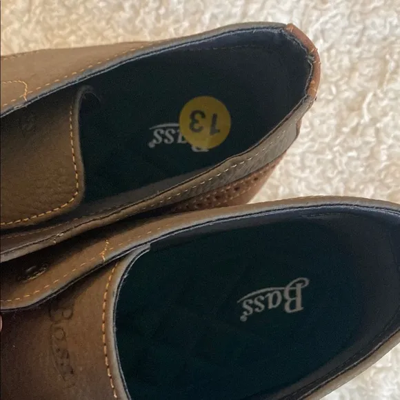 NEW Bass Men's Brown Leather Shoes