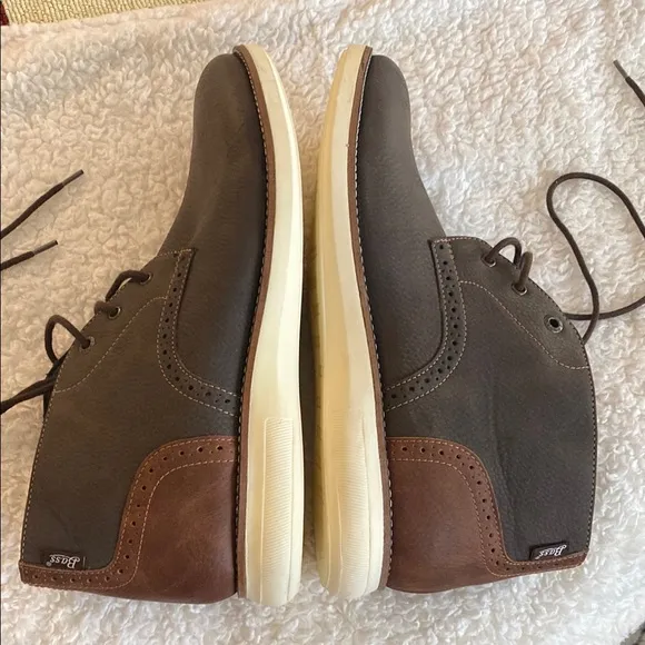 NEW Bass Men's Brown Leather Shoes