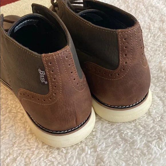NEW Bass Men's Brown Leather Shoes
