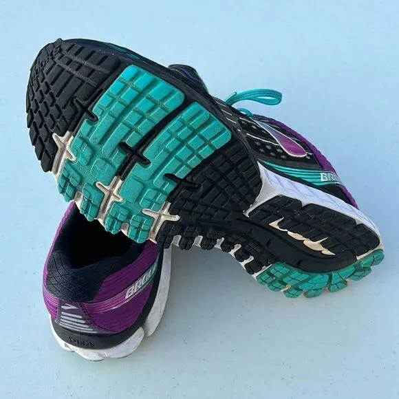 New Brooks Variation Black/SparklingGrape/Ceramic Running Shoes Size 10 B83