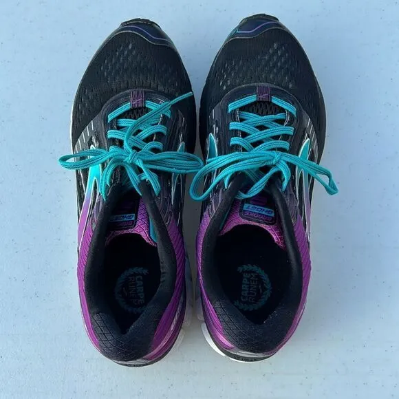 New Brooks Variation Black/SparklingGrape/Ceramic Running Shoes Size 10 B83