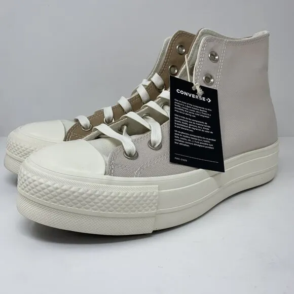 New Converse Women's Chuck Taylor All Star LIFT High Tri-Panel Shoes A01581C