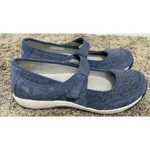 NEW Dansko Suede Shoes Hennie Mary Jane Blue Women's 40EU (US 9.5-10) Comfort