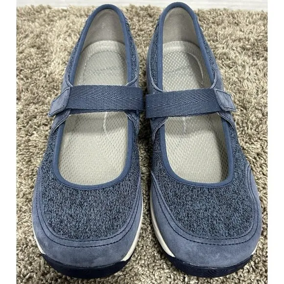 NEW Dansko Suede Shoes Hennie Mary Jane Blue Women's 40EU (US 9.5-10) Comfort