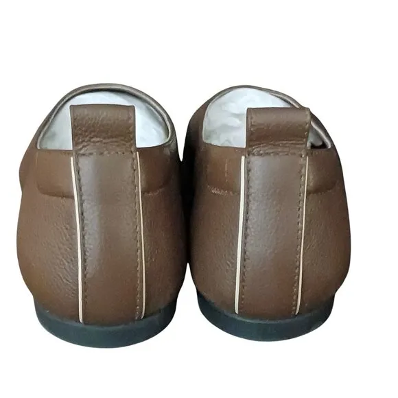 NEW Everlane The Day Glove Italian Leather Flats in Cocoa Brown, Size 5.5