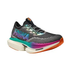 NEW HOKA men's cielo x1 shoes in black/electric aqua