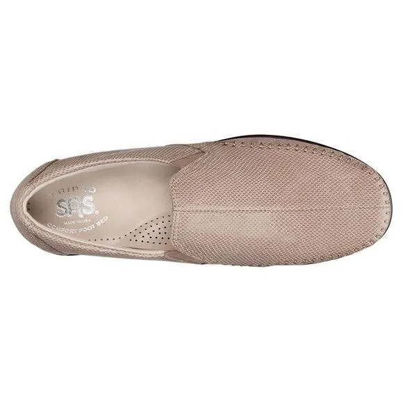 New Leather Snakeskin SAS Slip On Loafers Women's 8.5 Comfort Cottage Clog Indie