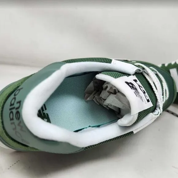 New men's 10 New Balance X J Crew 574 sneakers in Green / White U574FGG