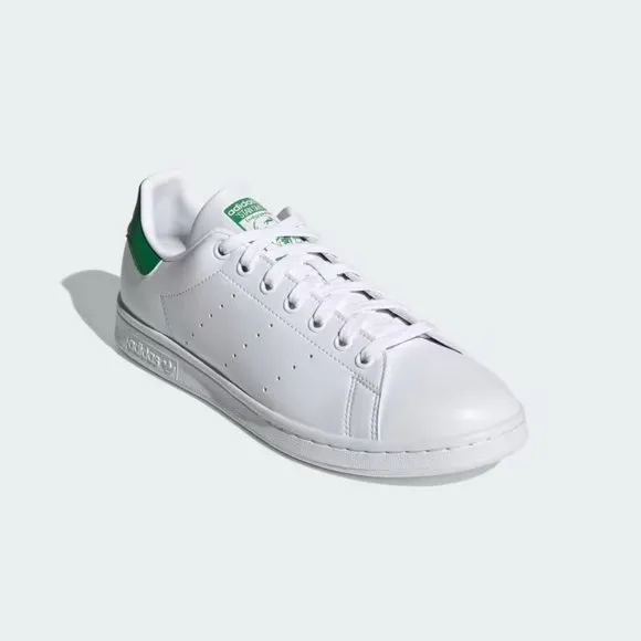 [NEW] Men's adidas Stan Smith Shoes White/Green FX5502