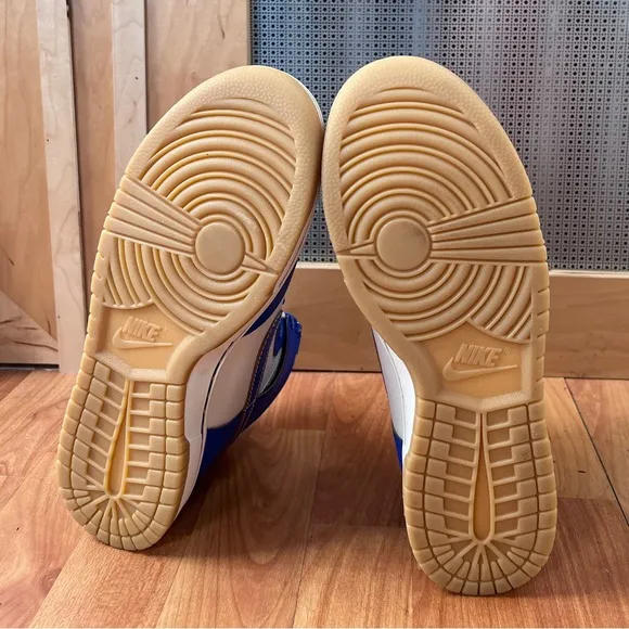 NEW Men’s Size 9 Nike Dunk High Retro SE Shoes Phantom Ivory Yellow Racer Blue