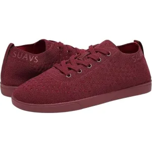 NEW Men’s Suavs The Zilker Lace-Up Sneaker Burgundy 12