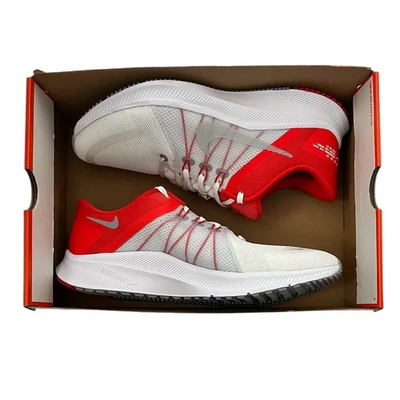 NEW Nike Quest 4 Men’s Road Running Shoes size 10 Red Sneakers