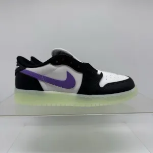 NEW Nike Youth Air Jordan 1 Retro Low Glow-in-the Dark Shoe HF0410-001 Size 6.5Y