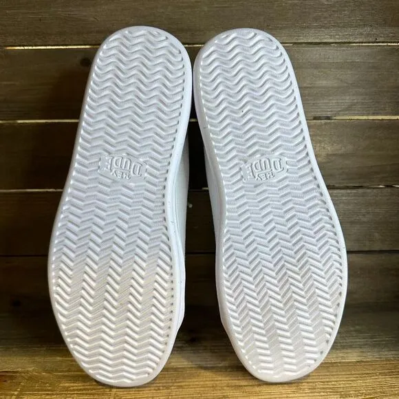 New NWT Mens Hey Dude Cody Sport Mesh White Comfort Sneakers Shoes Size‎ 8 M