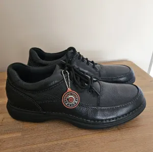 NEW ROCKPORT World Tour Elite Men's Black Leather Shoes