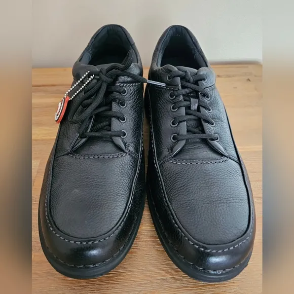 NEW ROCKPORT World Tour Elite Men's Black Leather Shoes