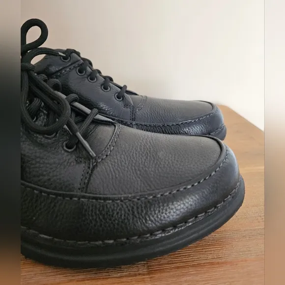 NEW ROCKPORT World Tour Elite Men's Black Leather Shoes