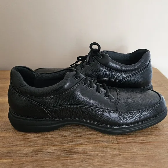 NEW ROCKPORT World Tour Elite Men's Black Leather Shoes