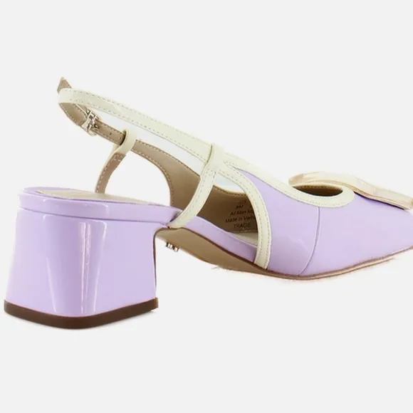 🌸NEW Sam Edelman Elegant Lavender Slingback Heels Women’s Size 7.5 With Box.