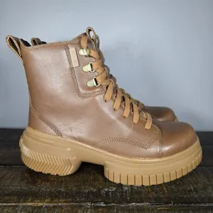 NEW Sorel Out 'N About ONA AVE Womens Size 7.5 Waterproof Leather Boots Brown