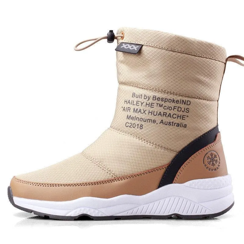 New Thick Ladies Snow Boots Non-Slip Waterproof And Velvet Warm Casual Shoes