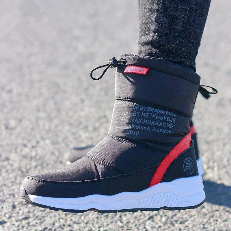 New Thick Ladies Snow Boots Non-Slip Waterproof And Velvet Warm Casual Shoes
