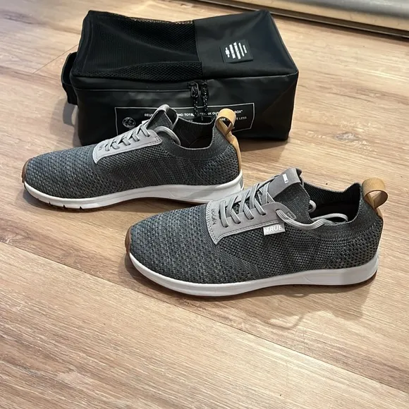 NEW - TRUE Linkswear All Day Knit II Cobblestone Spikeless Golf Shoes Size 9.5